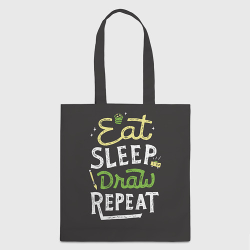 Шоппер 3D Eat, sleep, draw, repeat