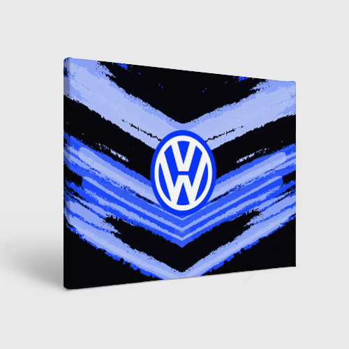 Холст прямоугольный Volkswagen sport abstract 2018, цвет 3D печать