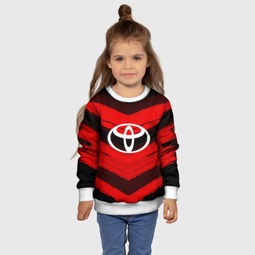 Детский свитшот 3D Toyota sport abstract 2018, цвет 3D печать - фото 7