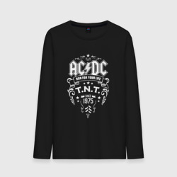 Мужской лонгслив хлопок AC/DC run for your life