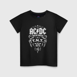 Детская футболка хлопок AC/DC run for your life