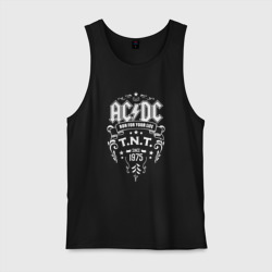 Мужская майка хлопок AC/DC run for your life