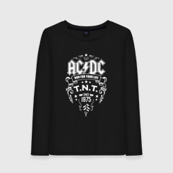 Женский лонгслив хлопок AC/DC run for your life