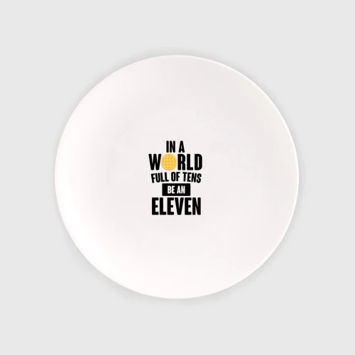 Тарелка Be A Eleven