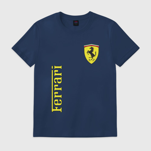 Мужская футболка хлопок Ferrari Фото 01 Мужская футболка хлопок Ferrari Фото 01