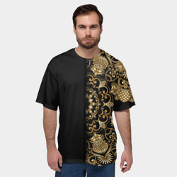 Мужская футболка oversize 3D Искусство Мандала - фото 2