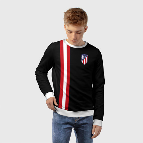 Детский свитшот 3D Atletico Madrid Line Edition, цвет 3D печать - фото 3