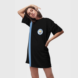 Платье-футболка 3D Манчестер Сити - фото 2