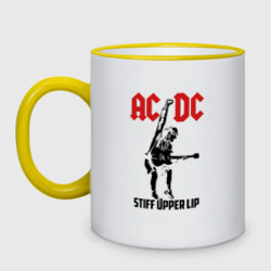 Кружка двухцветная AC/DC stiff upper lip