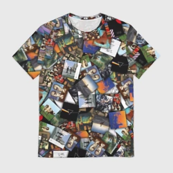 Мужская футболка 3D Pink Floyd. Дискография