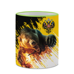 Кружка с полной запечаткой Имперский флаг и медведь - фото 2