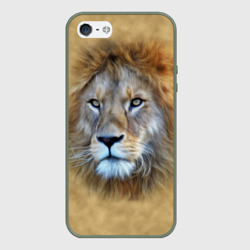 Чехол для iPhone 5/5S матовый Лев