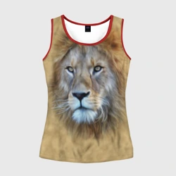 Женская майка 3D Лев