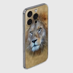 Чехол для iPhone 16 Pro Max силиконовый с защитой камеры Лев - фото 2