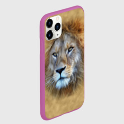 Чехол для iPhone 11 Pro матовый Лев - фото 2