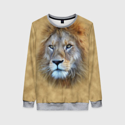 Женский свитшот 3D Лев