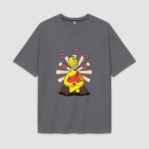 Мужская футболка Oversize хлопок premium Homer Relax