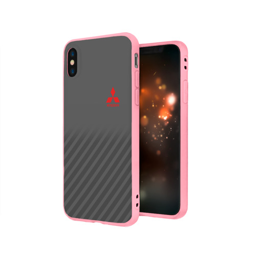 Чехол для iPhone X матовый MITSUBISHI SPORT - фото 3