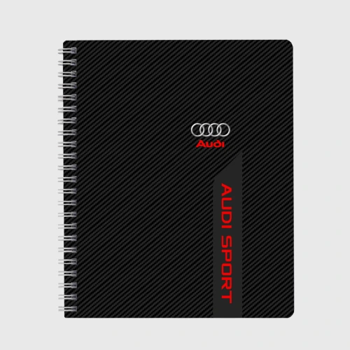Тетрадь Audi carbon Ауди карбон