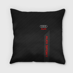 Подушка 3D Audi carbon Ауди карбон