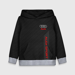 Детская толстовка 3D Audi carbon Ауди карбон