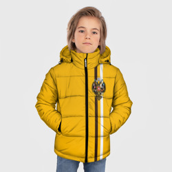 Зимняя куртка для мальчиков 3D Лента с гербом, Российская Империя - фото 2