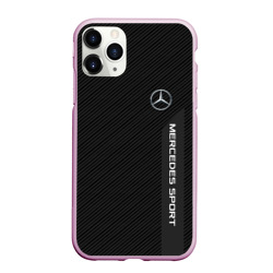 Чехол для iPhone 11 Pro Max матовый Mercedes Benz sport