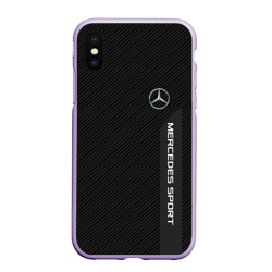 Чехол для iPhone XS Max матовый Mercedes Benz sport