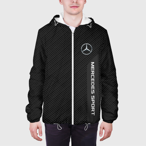 Мужская куртка 3D Mercedes Benz sport, цвет 3D печать - фото 4
