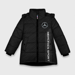 Зимняя куртка для девочек 3D Mercedes Benz sport