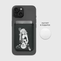 Картхолдер Magsafe магнитный Девушка с гитарой - фото 2