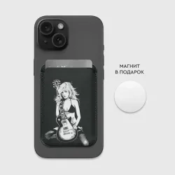 Картхолдер Magsafe магнитный Девушка с гитарой - фото 2