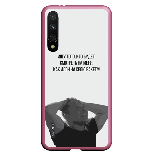 Чехол для Xiaomi Redmi Mi A3 Илон и ракета Фото 01 Чехол для Xiaomi Redmi Mi A3 Илон и ракета Фото 01