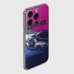 Чехол для iPhone 16 Pro Max силиконовый с защитой камеры DeLorean - фото 2