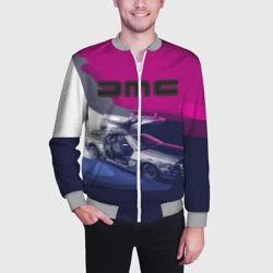 Мужской бомбер 3D DeLorean - фото 2