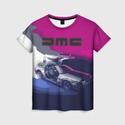 Женская футболка 3D DeLorean