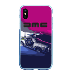 Чехол для iPhone XS Max матовый DeLorean