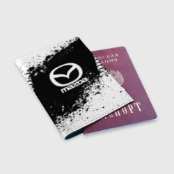 Обложка для паспорта матовая кожа Mazda abstract sport - фото 2