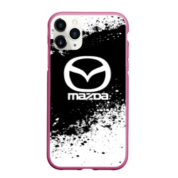 Чехол для iPhone 11 Pro Max матовый Mazda abstract sport