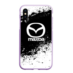 Чехол для iPhone XS Max матовый Mazda abstract sport