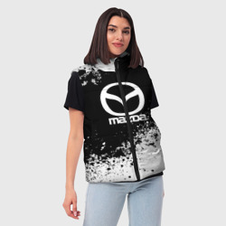 Женский жилет утепленный 3D Mazda abstract sport - фото 2