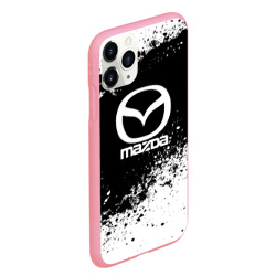 Чехол для iPhone 11 Pro Max матовый Mazda abstract sport - фото 2