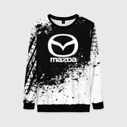 Женский свитшот 3D Mazda abstract sport