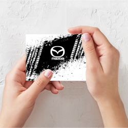 Поздравительная открытка Mazda abstract sport - фото 2