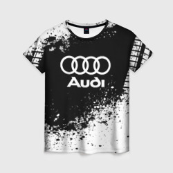 Женская футболка 3D Audi abstract sport