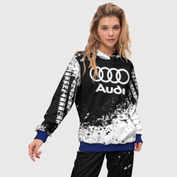 Женский костюм с толстовкой 3D Audi abstract sport - фото 2