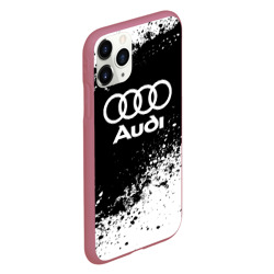 Чехол для iPhone 11 Pro матовый Audi abstract sport - фото 2