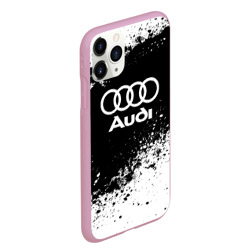 Чехол для iPhone 11 Pro Max матовый Audi abstract sport - фото 2