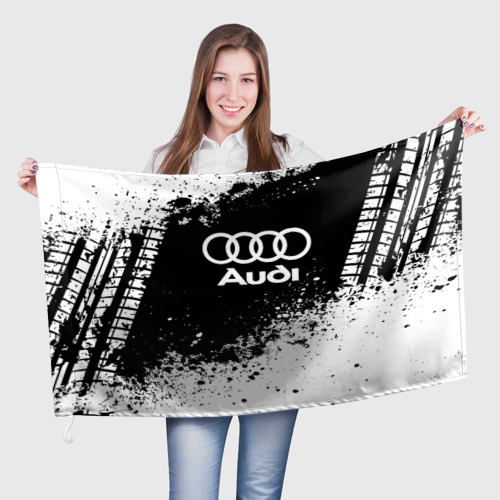 Флаг 3D Audi abstract sport