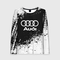 Женский лонгслив 3D Audi abstract sport